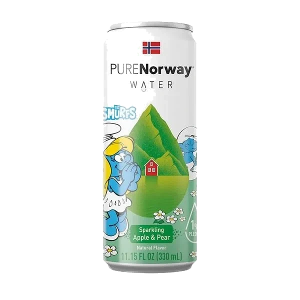 Sparkling water apple & pear bx  24x33cl