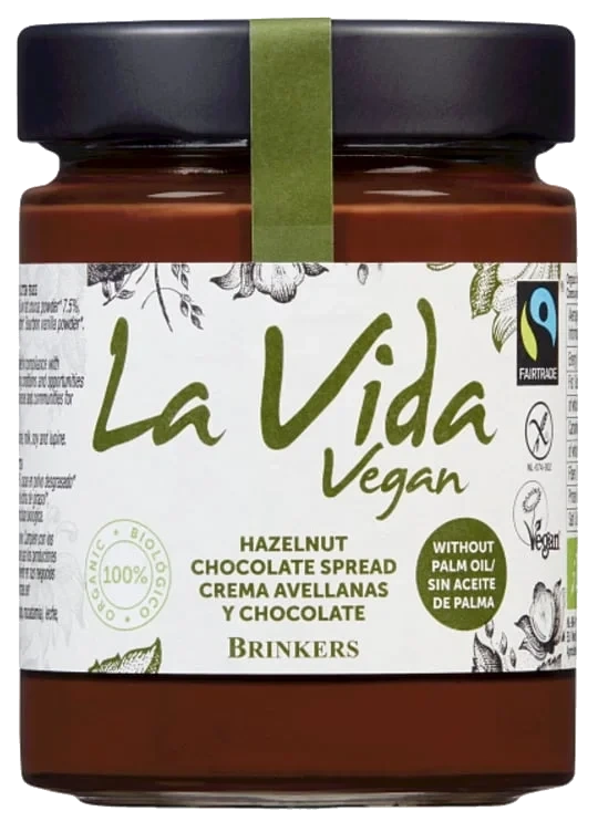 La vida vegan hazelnut chocolate  270g
