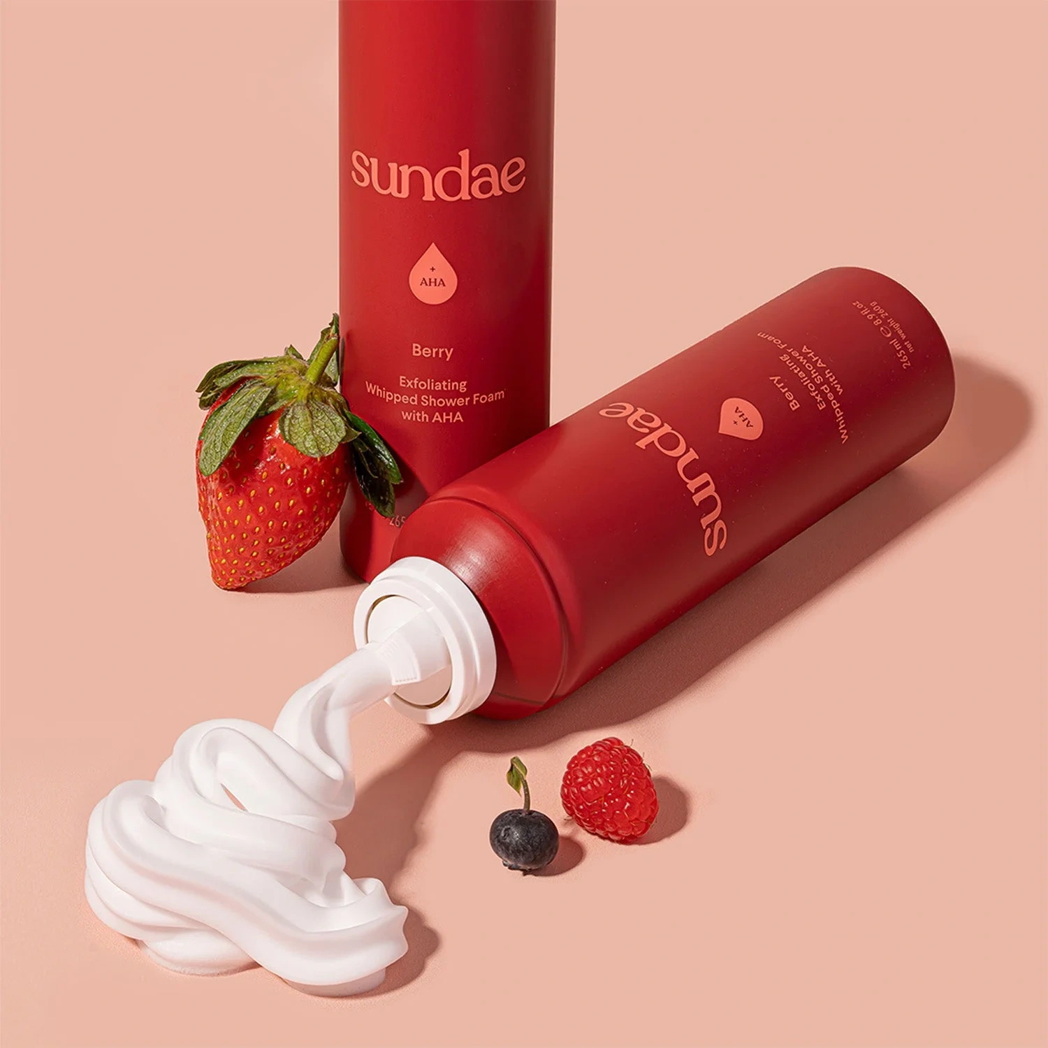 Shower Foam with AHA - Berry