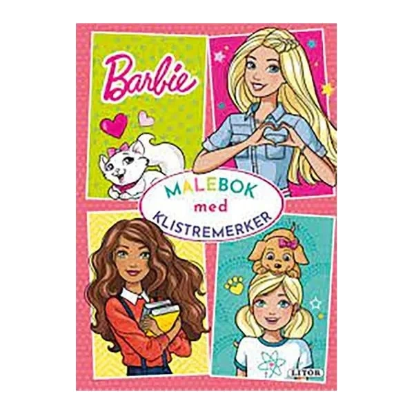 Barbie: Malebok med Klistremerker