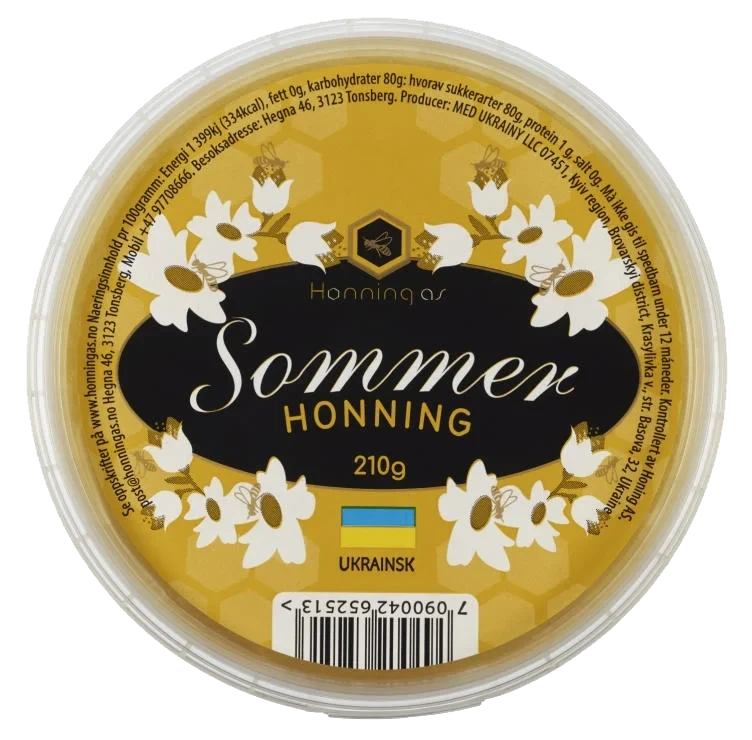 Sommerhonning 210 Gr 210g Honning As