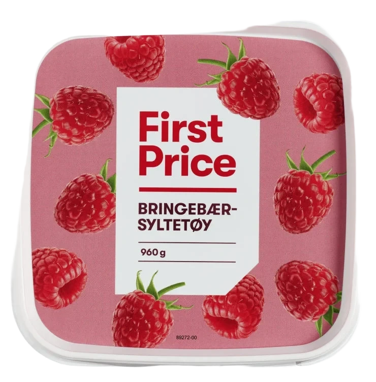 Bringebærsyltetøy 960g First Price