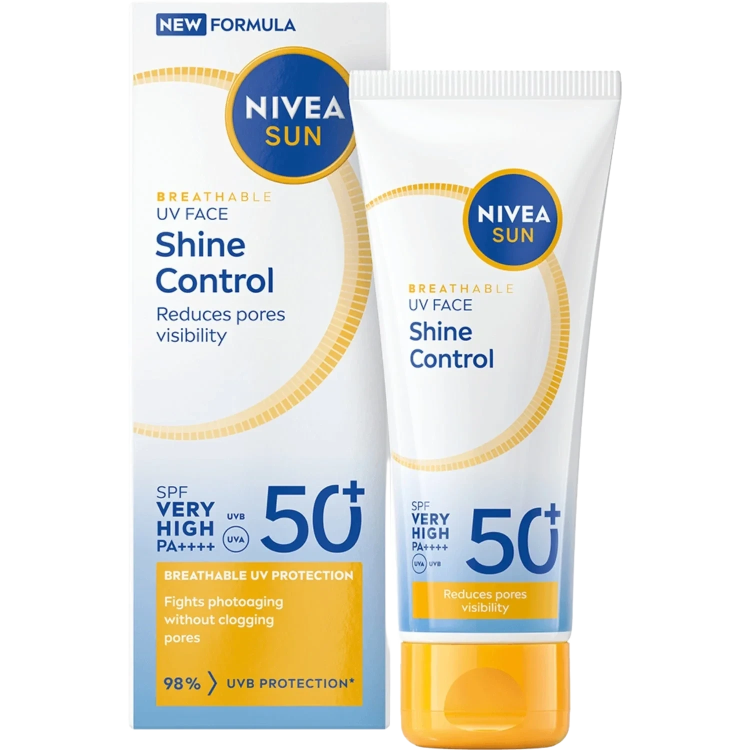 Nivea Solskydd Ansikte UV Face Shine Control SPF50+ 40 ml