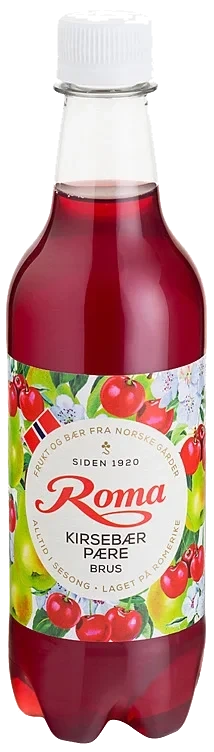 Kirsebær & pære brus  24x50cl