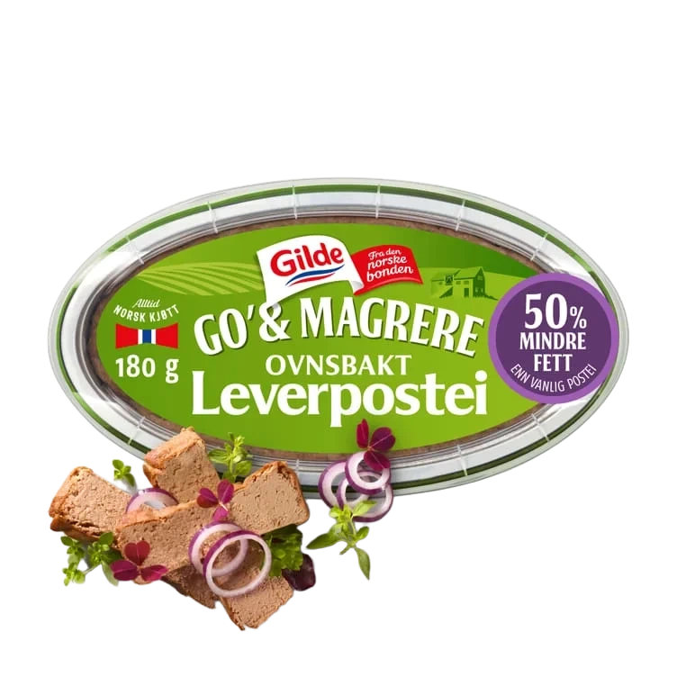Leverpostei 180g Go Og Mager Gilde