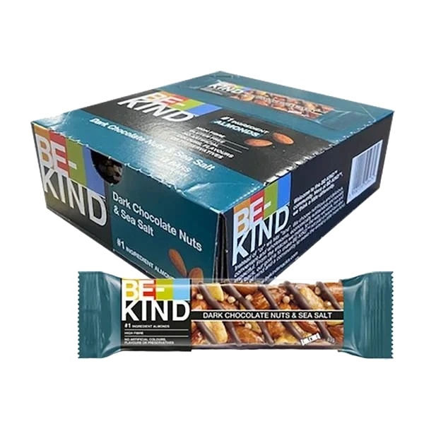 Dark Chocolate Nuts & Seasalt (Kartong 12 Barer)