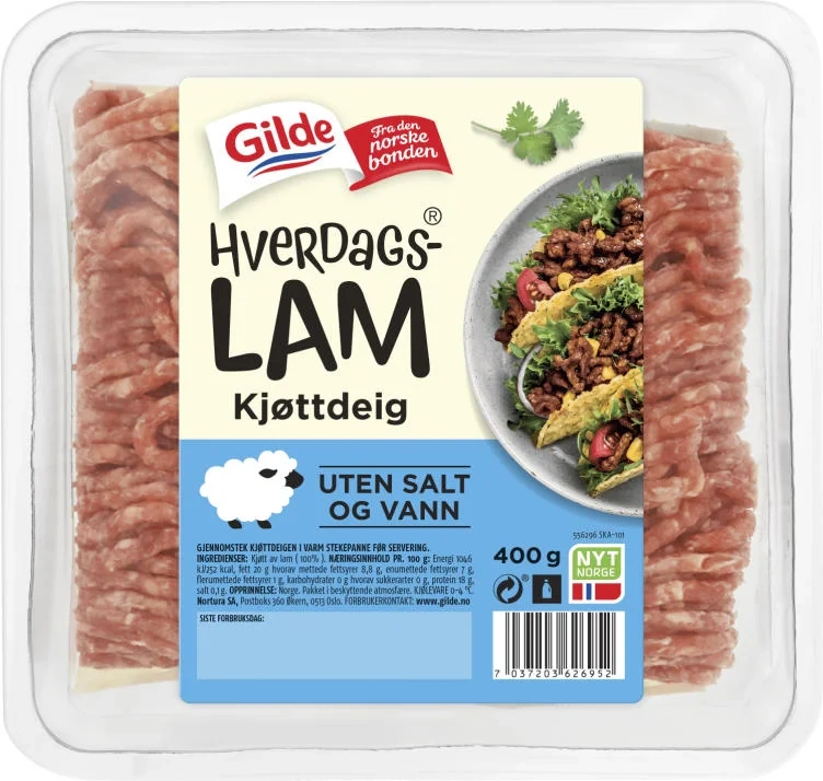 Hverdagslam Kjøttdeig USV 400g Enh