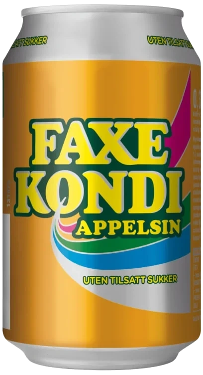 Faxe Kondi Appelsin 0,33l boks