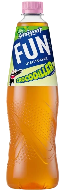 Fun Light Smågodt-crocodiller 0,8l