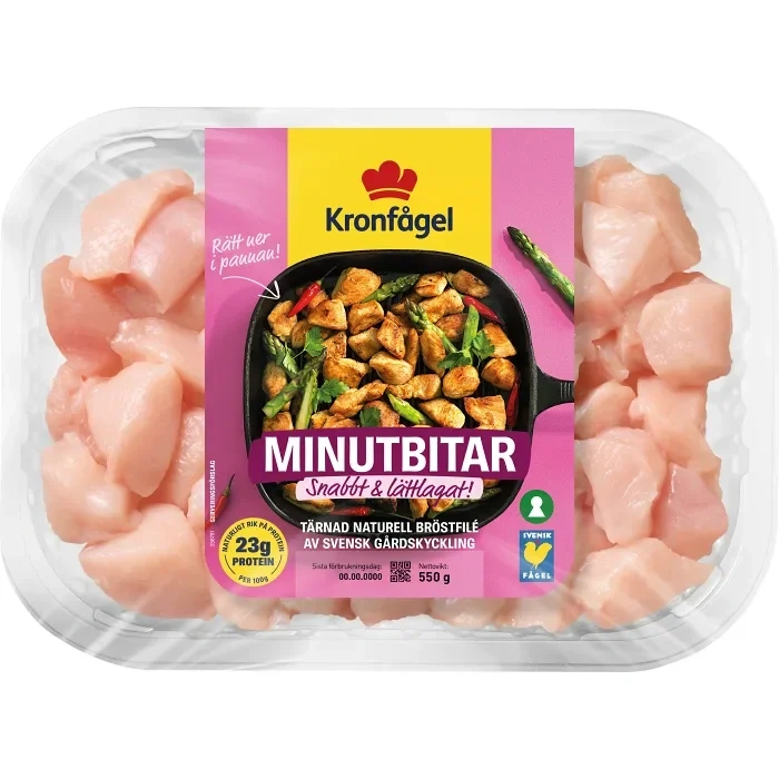 Kronfågel Minutbitar