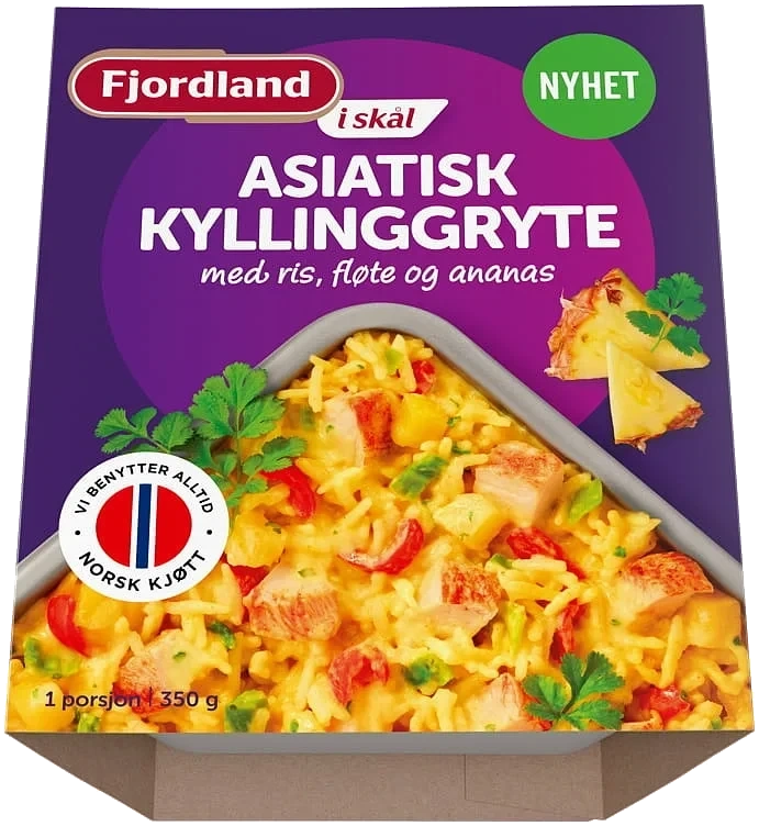 Asiatisk kyllinggryte i skål  350g