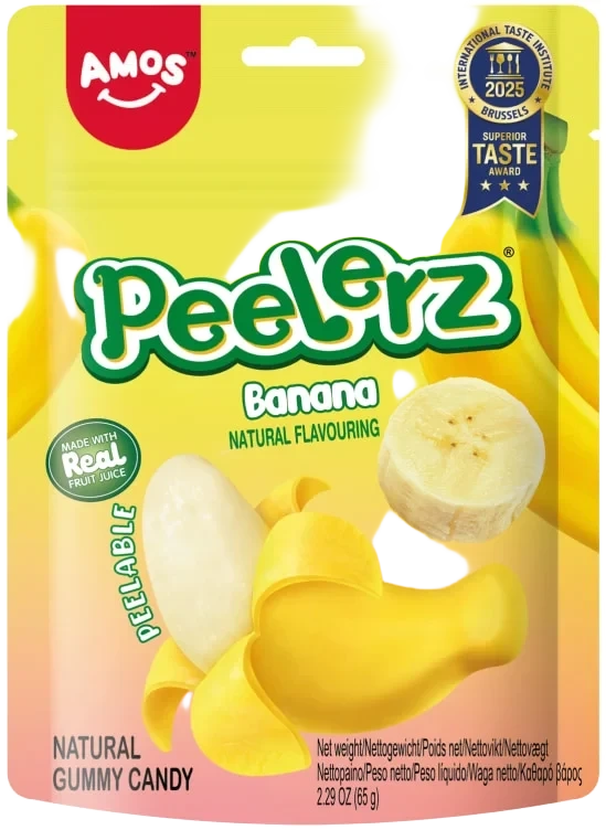 Peelerz Gummy Banana 65g Amos