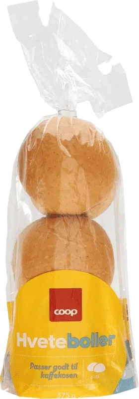 Coop Hveteboller 6pk 375g