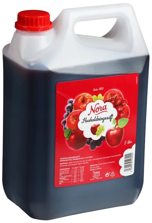 Husholdningssaft 5l Nora