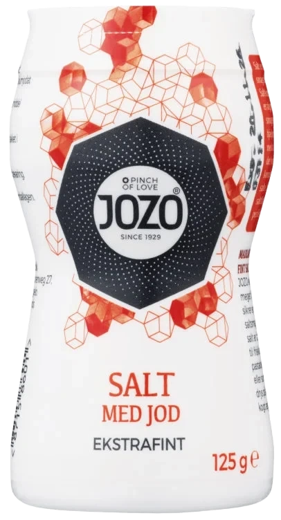 Bordsalt m/Jod 125g Jozo