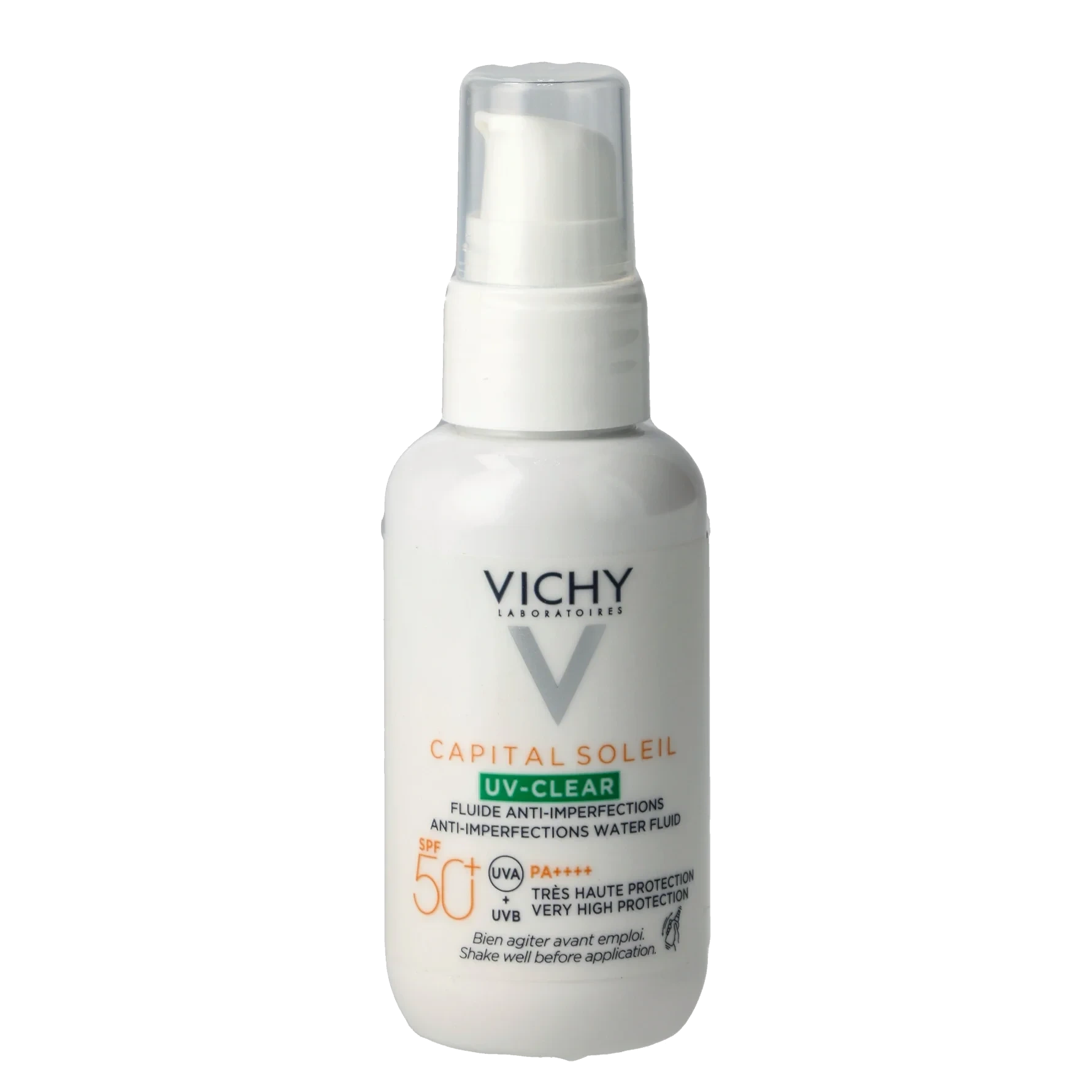 Vichy Capital Soleil UV-Clear solkrem til ansikt SPF50+ 40 ml