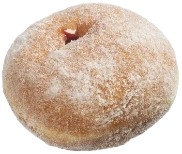 Berlinerbolle med Bringebær