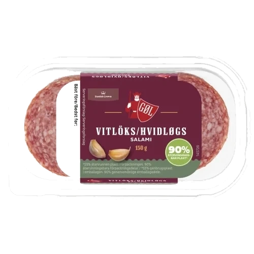 Vitlökssalami Skivad