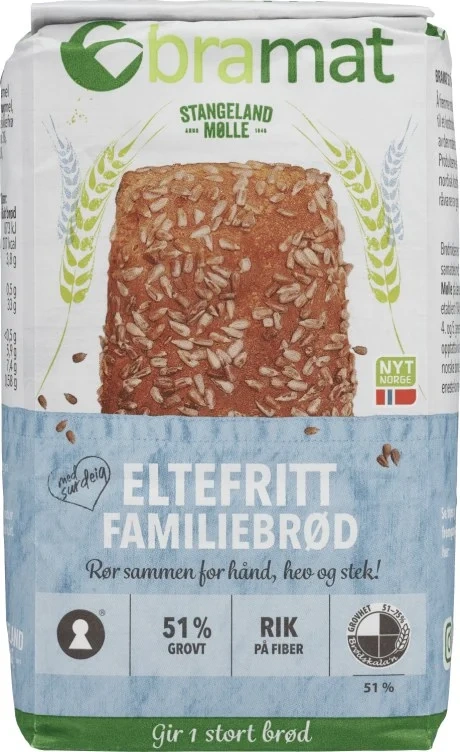 Familiebrød 600g Bramat