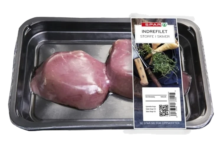Storfe Indrefilet skivet Ca350g Spar