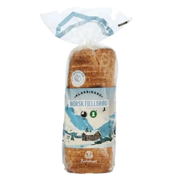 Norsk Fjellbrød Skåret 750g Bakehuset