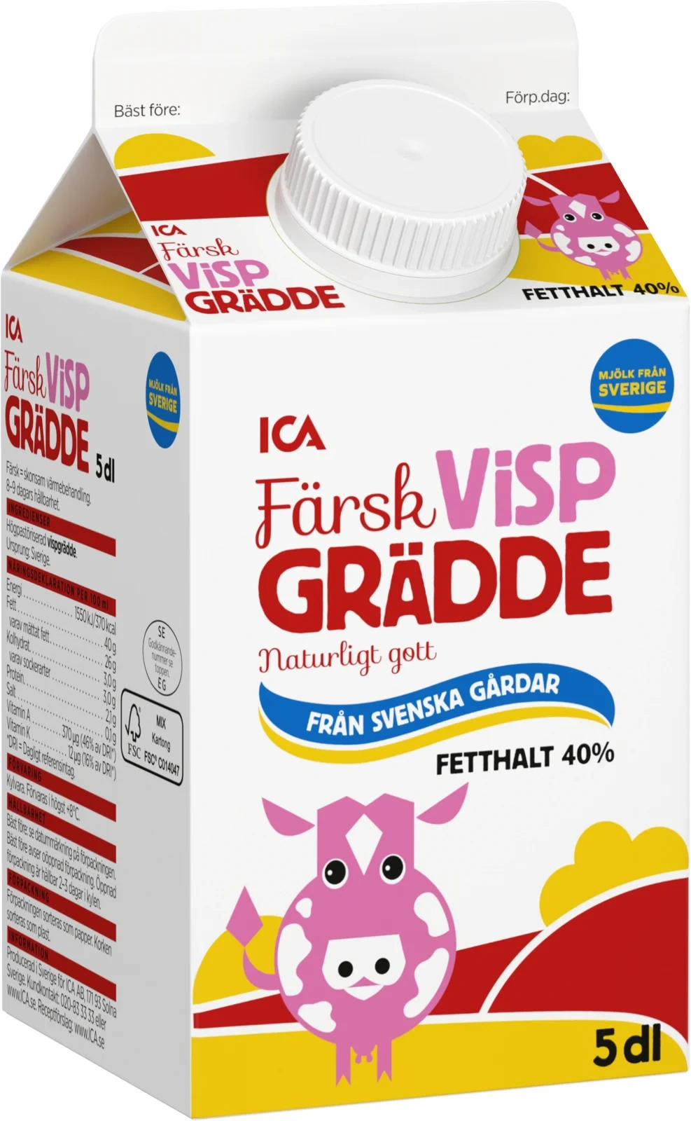 Vispgrädde 40%