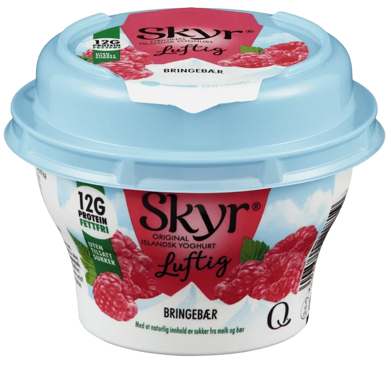 Skyr Luftig Bringebær 130g