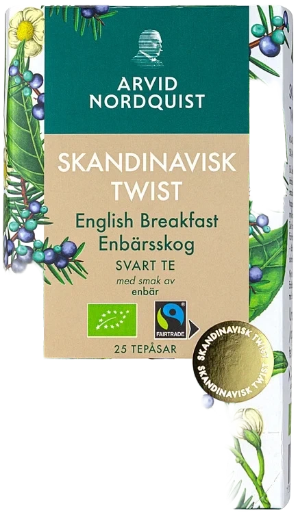 Arvid Nordquist English Breakfast Enbärsskog Svart Te 25st