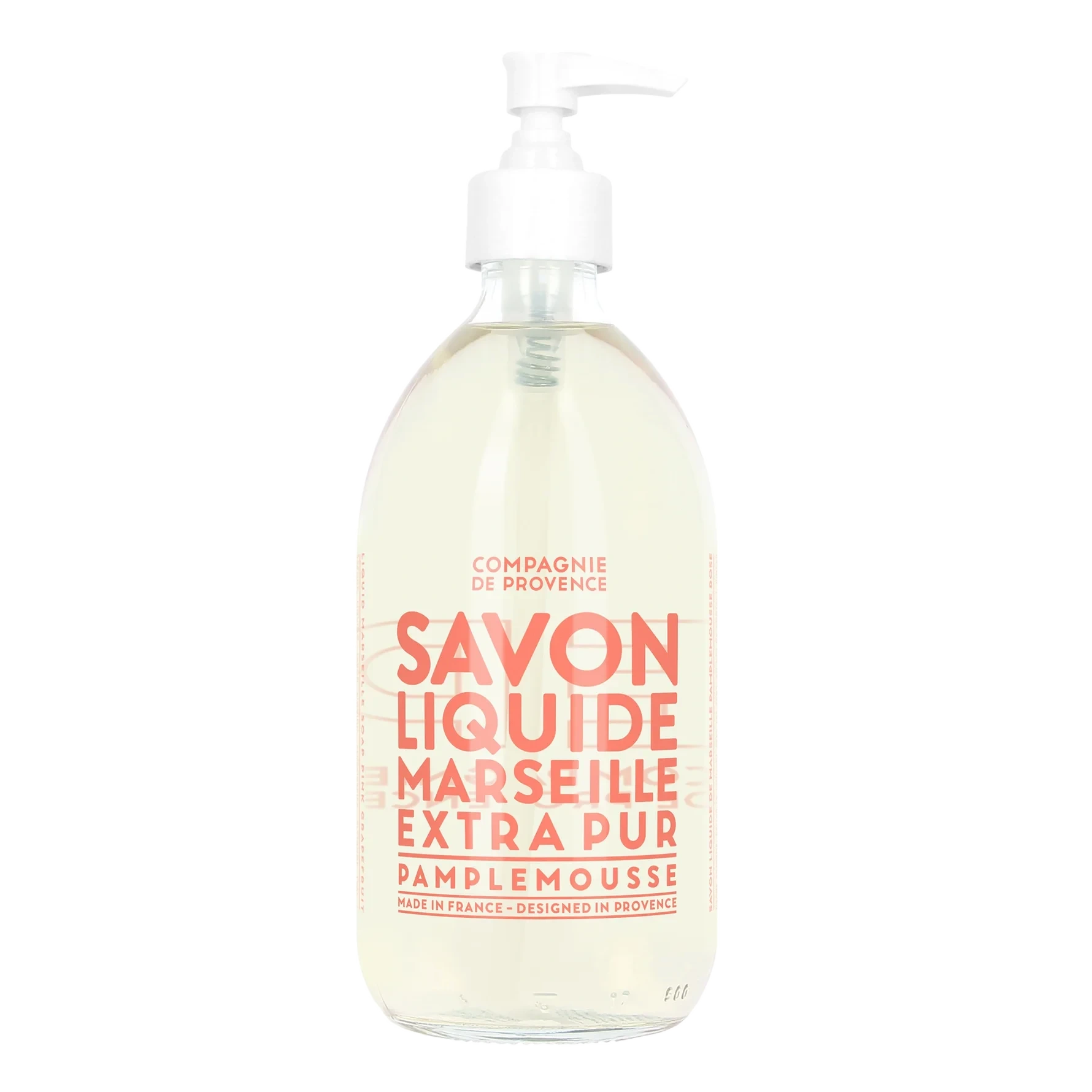 COMPAGNIE DE PROVENCE SAVON Exra Pur Refill Pink Grapefruit Liquid Soap 500 ml