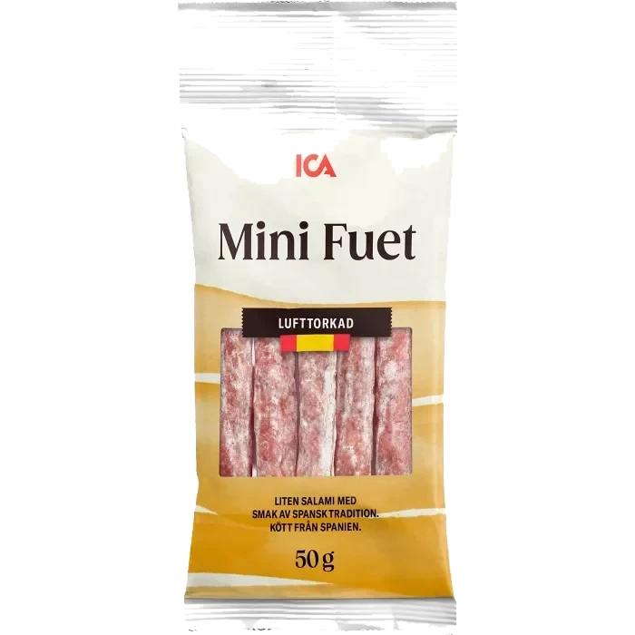 Salami Fuet Snack Sticks Mini 50g ICA