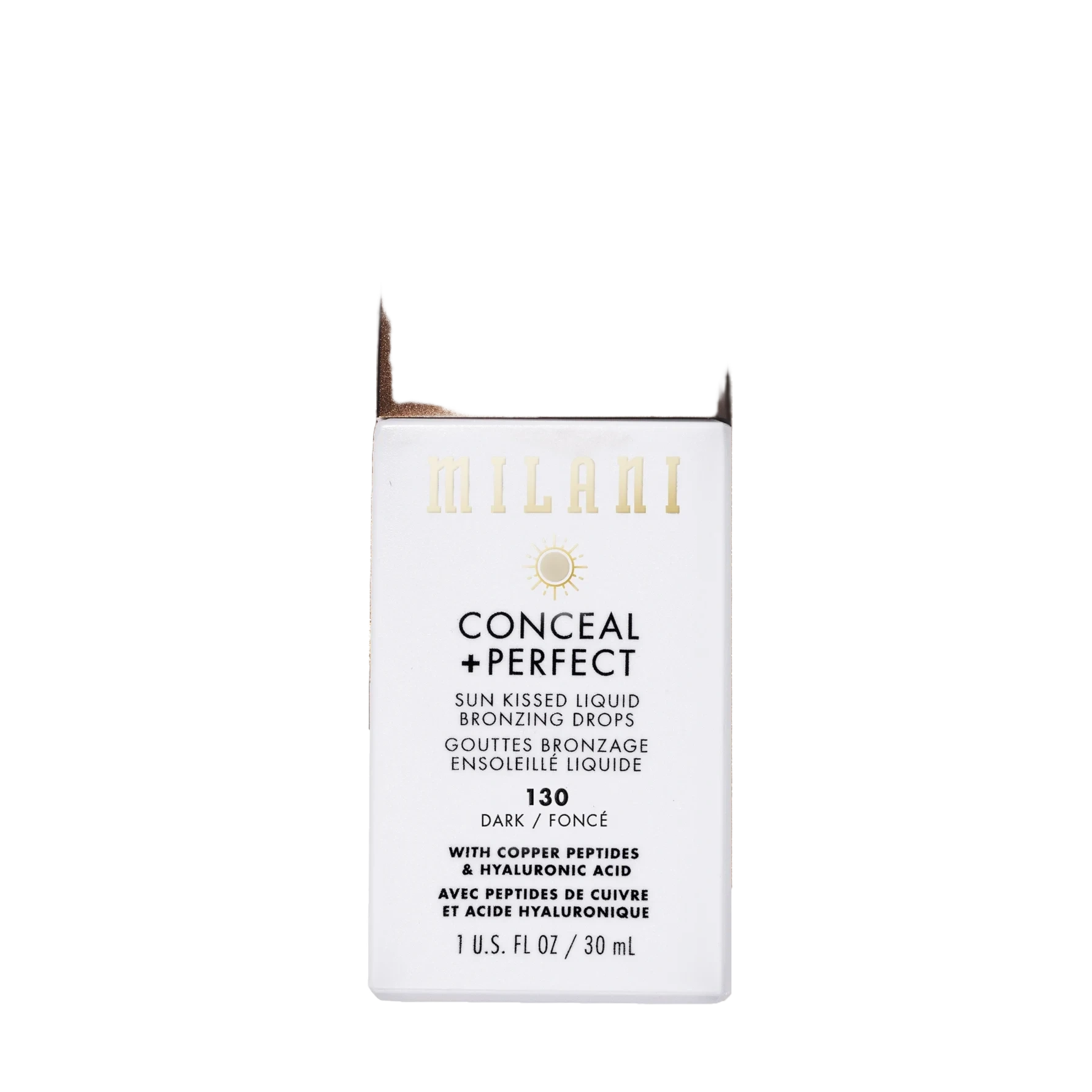 Milani Conceal + Perfect Sun Kissed Liquid Bronzing Drops 130 Dark