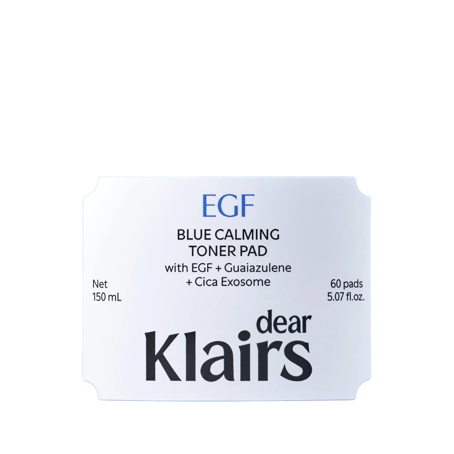 KLAIRS EGF Blue Calming Toner Pad 60 pcs