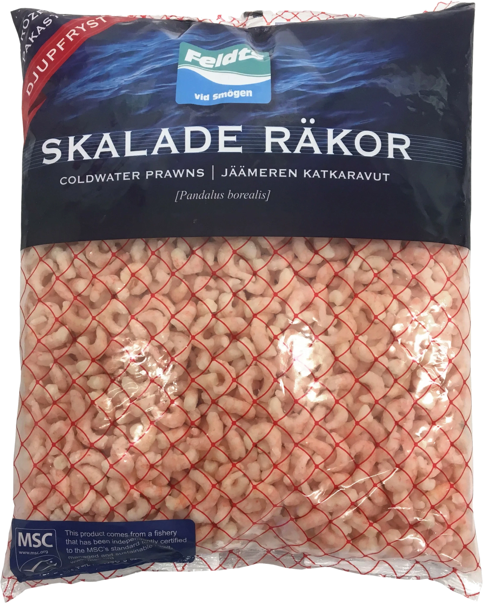 Räkor skalade, styckfrysta MSC
