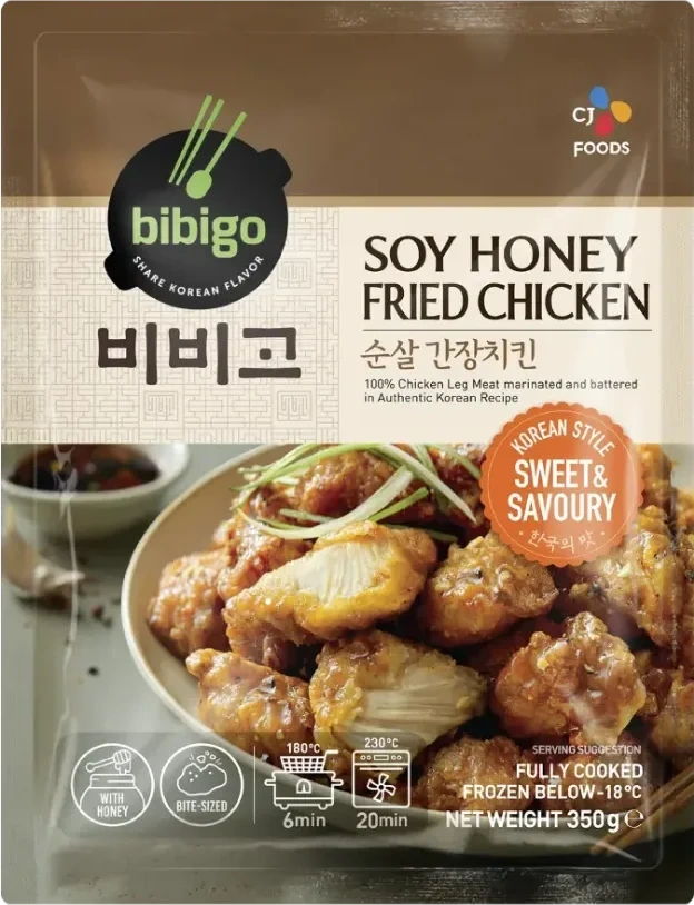 Bibigo Soy Honey Fried Chicken 350g