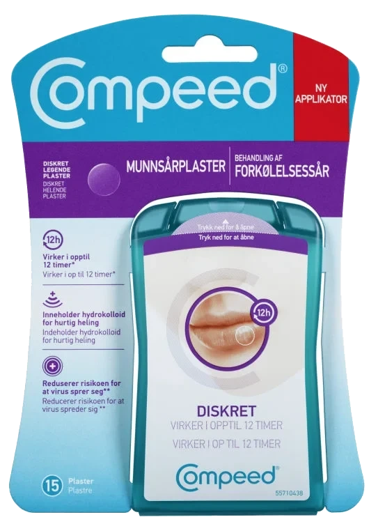 Munnsårplaster 15stk Compeed
