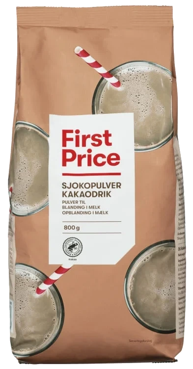 Sjokoladepulver 800g First Price