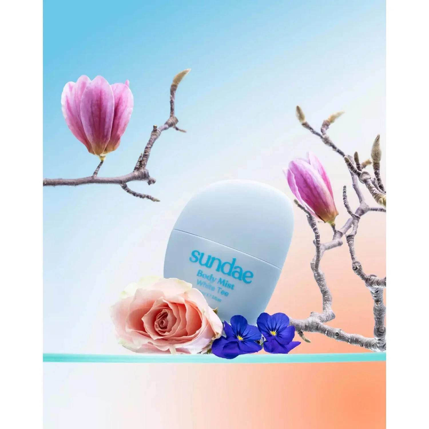 Sundae Body: White Tee, Body Mist