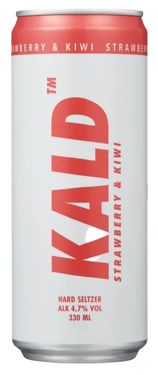 Kald Hard Seltzer Strawberry & Kiwi 330ml
