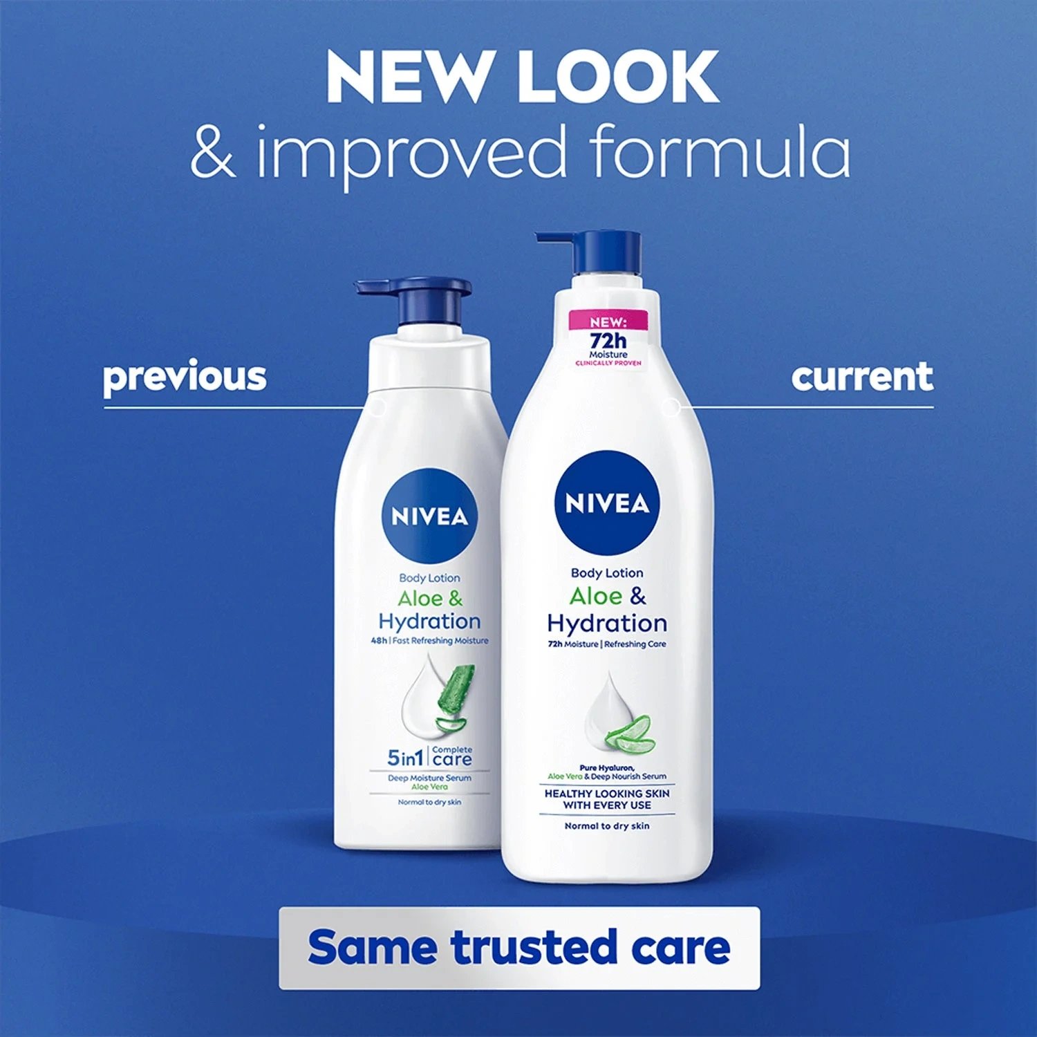 NIVEA Aloe & Hydration Pump Body Lotion