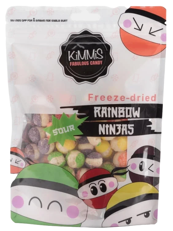 Ninjas Sour 100g Kimmis Rainbow