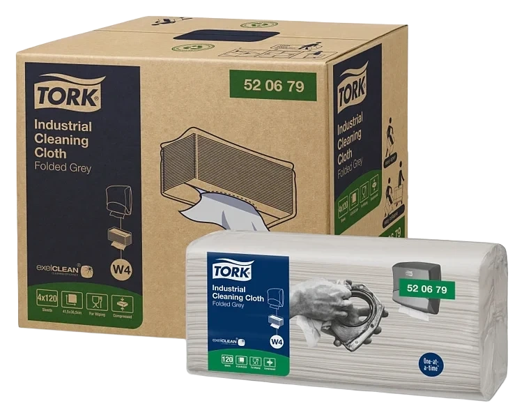 Tork Industriklut Grå W4