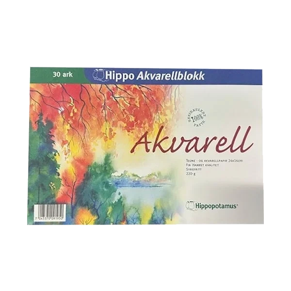 Akvarellblokk