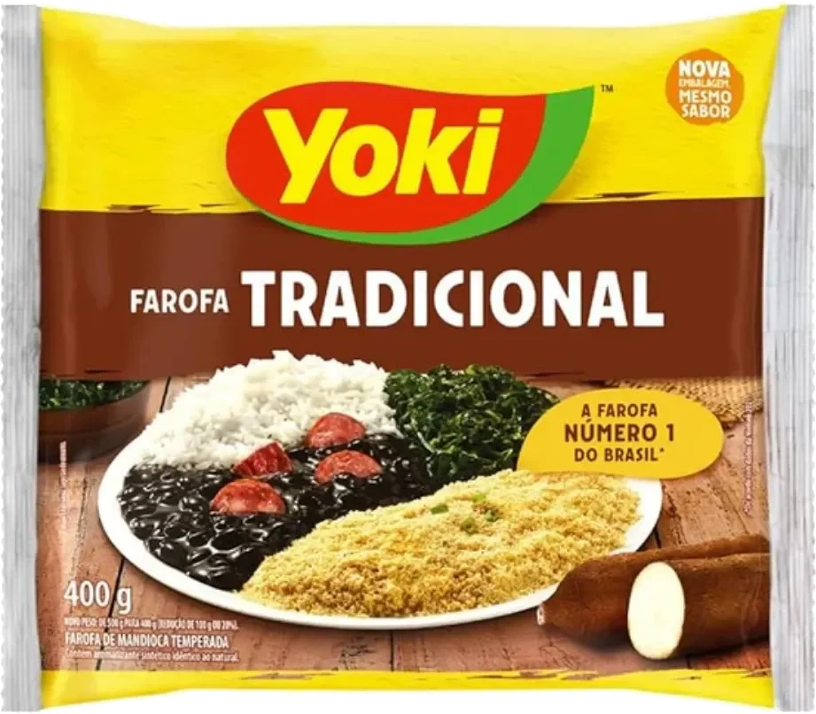 Yoki Farofa Pronta Tradicional 400g