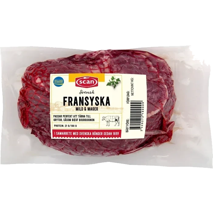 Nötstek Färsk av Fransyska ca 1,1kg Scan