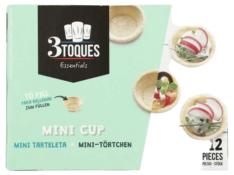 Tarteletter Cocktail 12stk 72g 3 Toques