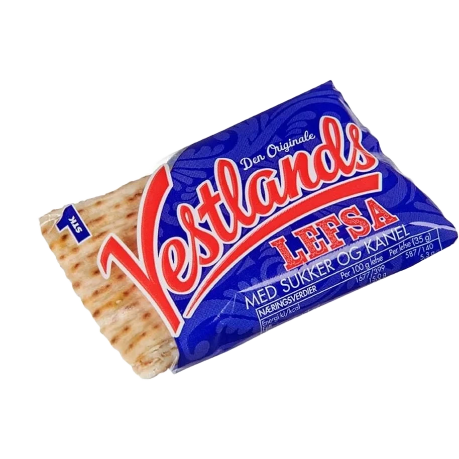 Vestlandslefsa Singelpakk 60x35g Hel Kartong