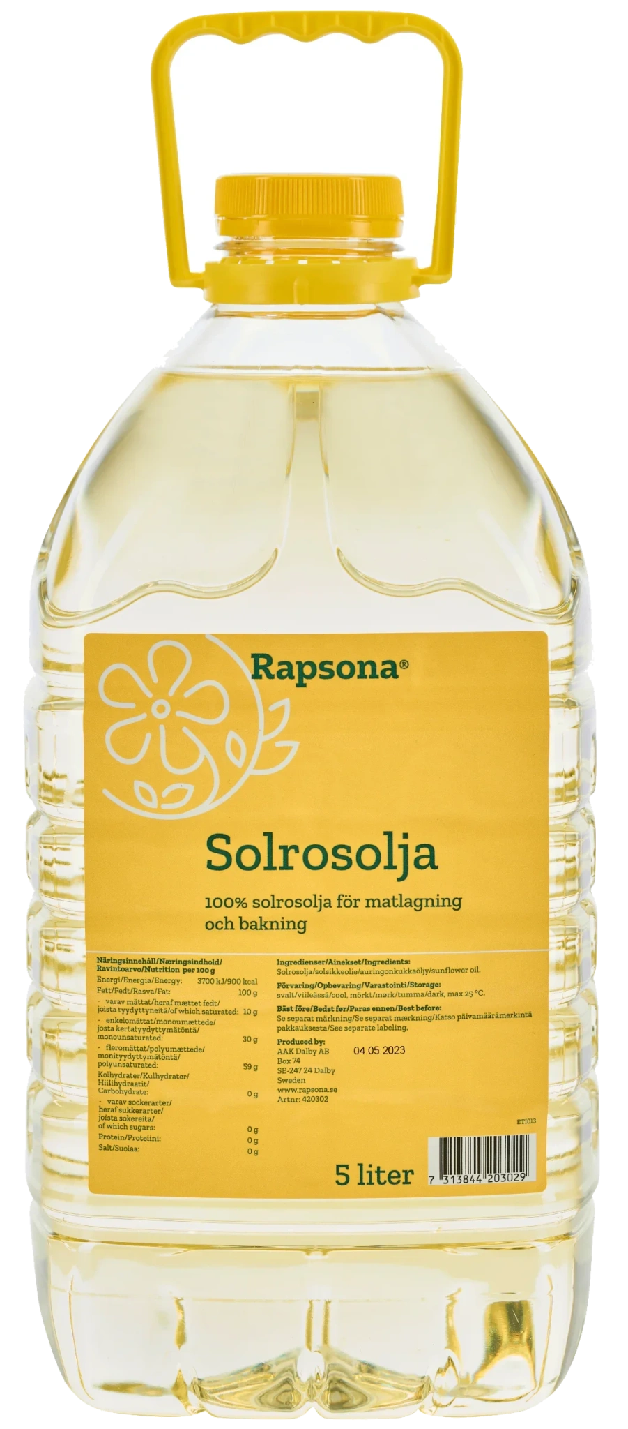 Solrosolja
