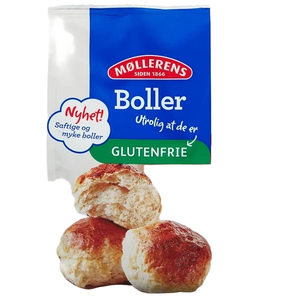 Boller Bakemix Glutenfri 525g Møllerens