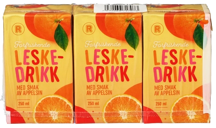 Min appelsin 3x250ml