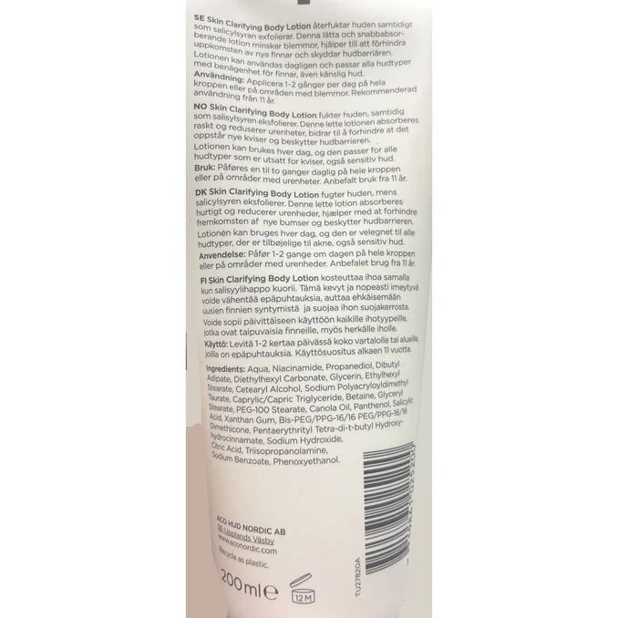 Spotless Skin Clariying Body Lotion